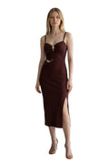 Robe Fourreau Élisabeth avec Détails Bijoux Dorés