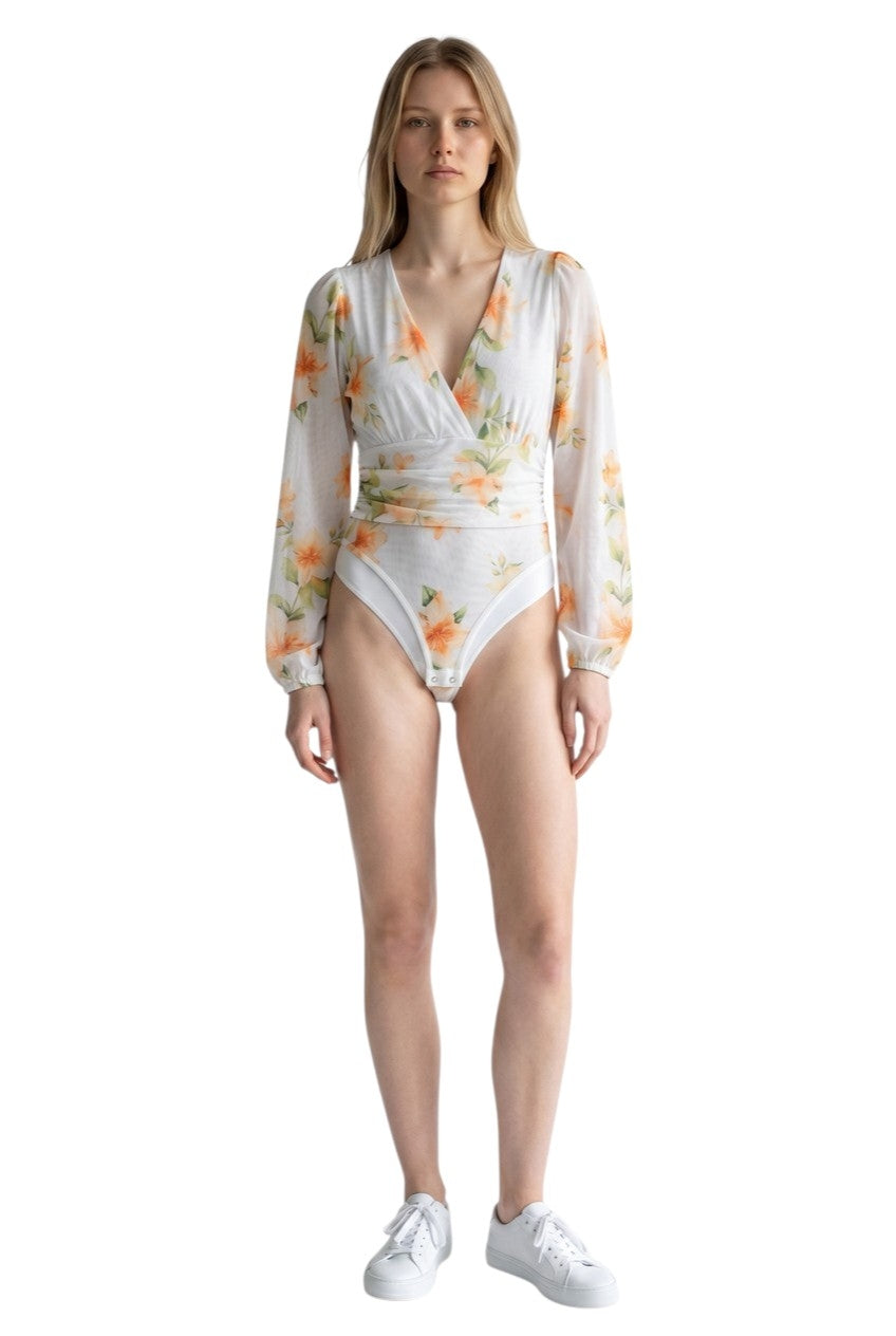 Body Cache-Cœur Impérial Floral – Éclat d'Oranger