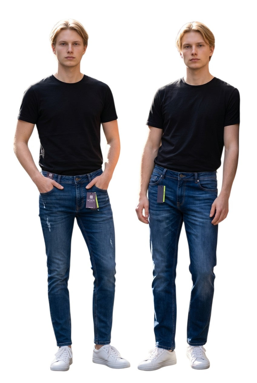 Jean Slim "Royal Stylis" – Denim Premium Ajusté Homme