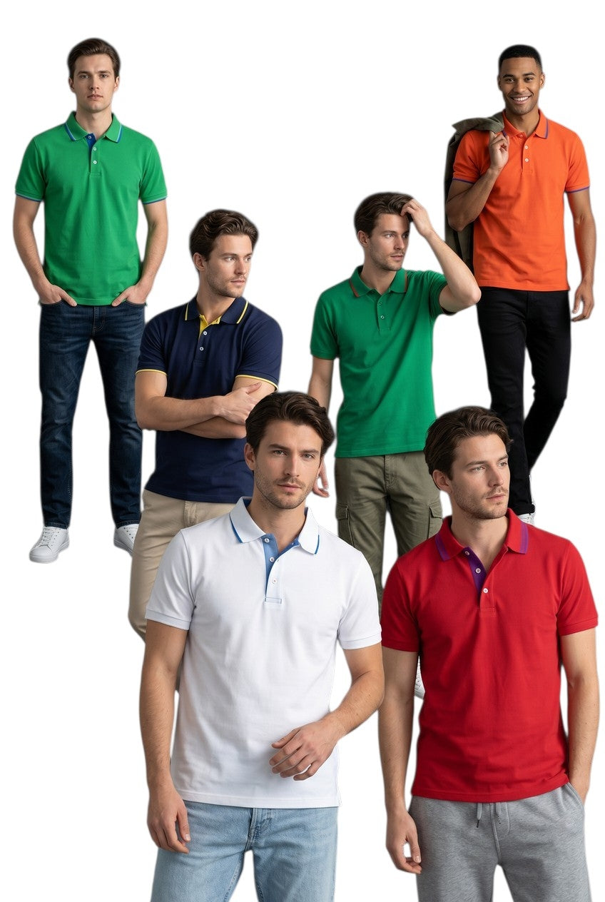 Camisa Polo Premium "Royal Lifestyle" – L'Élégance Multicolore