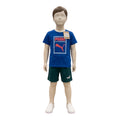 Ensemble Sportswear 2 Pièces Puma Enfant – T-shirt Bleu & Short Vert